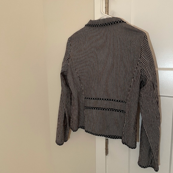 Talbots stretch striped jacket - Picture 3 of 4